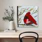 Cardinal Bird Art, Red Cardinal Print, Modern Farmhouse Art, Bird Lover Art, Gift for Bird Lover, Bird Collectors, Original Art by SallieO
