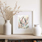 Cattails, Fine Art Print set of 2, Landscape Painting, Grass, watercolor landscape painting, Sallie Otenasek,