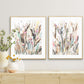Cattails, Fine Art Print set of 2, Landscape Painting, Grass, watercolor landscape painting, Sallie Otenasek,