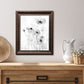 Black and White Watercolor Painting, Field of Flowers Art, Wildflower Painting, Museum Quality Giclee Print on Cotton Rag Texture Paper