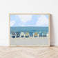 Beach Art, Chairs in the Sand Wall Art, Coastal Decor Print, Museum Quality Canvas Print, Cottage Core Beach Vibe Artwork