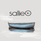 Minimalist Nautical Blue Boat Wall Art Coastal Inspired Print Art for Beach House Living Room Decor, Museum Quality Canvas Prints by SallieO