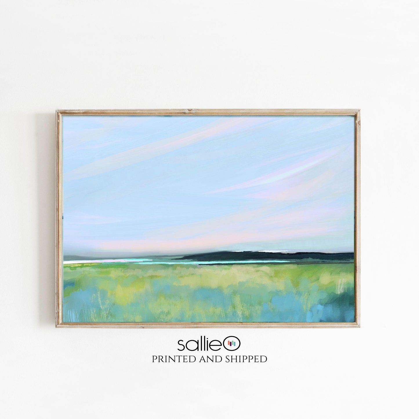 Coastal Island Canvas Fine Art Print, Fripp Island Wall Art, Beach Art, Ocean Painting Canvas Print, SallieOArt, Fripp Island SC