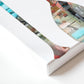 Abstract Nautical Paddle Art Print Colorful Boho Beach House Art, Unique Canoe Oars Filled with Abstract Designs by SallieO