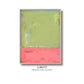 Modern Rothko Abstract Wall Art Print Green and Red Minimalist Painting for Beach Inspired Decor, Print and Ship Rothko Style Art
