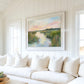 Coastal Marsh Art Print: Pastel Sunset Landscape, Southern Decor