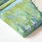 Marshland Boardwalk By the Riverbank Art Print, Soft Blue and Green Coastal Landscape Painting, Modern Coastal Decor