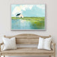 Chesapeake Bay Wall Art Print, Blue Green Marsh Landscape Painting