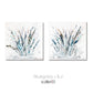 Blue Coastal Grasses Print Set, Blue Neutral Botanical Farmhouse Wall Artworks, Modern Beach Decor