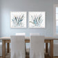 Blue Coastal Grasses Print Set, Blue Neutral Botanical Farmhouse Wall Artworks, Modern Beach Decor