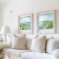 Chesapeake Bay Wall Art Print, Blue Green Marsh Landscape Painting, Modern Coastal Decor, Family Room Art