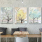 Watercolor Tree Print Set, Soft Pastel Wall Art, Abstract Nature Prints, Modern Botanical Decor, Set of 3 Tree Paintings