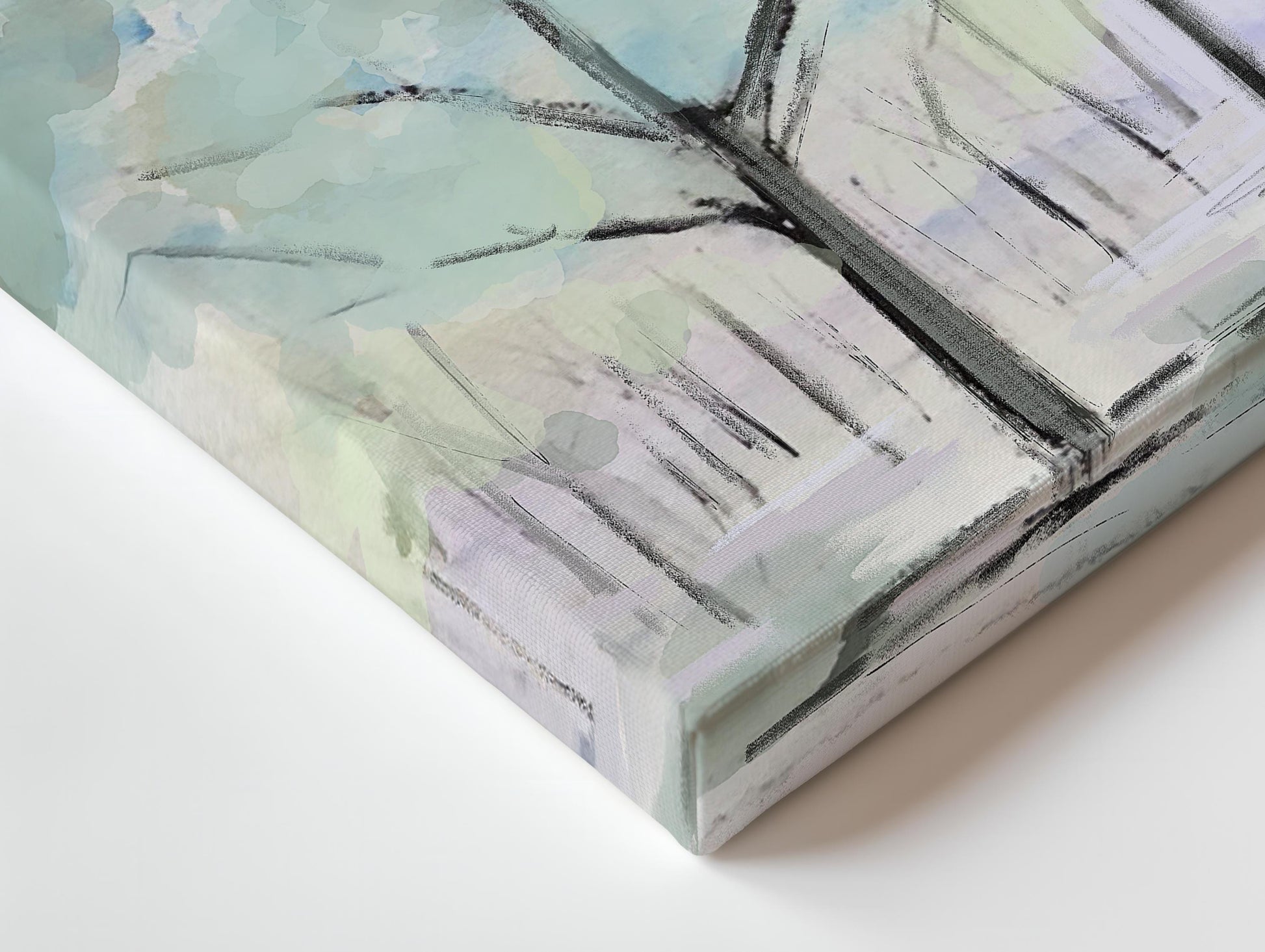 Watercolor Tree Print Set, Soft Pastel Wall Art, Abstract Nature Prints, Modern Botanical Decor, Set of 3 Tree Paintings