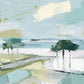 Beach Abstract Palm Tree Print, Tropical Coastal Wall Art, Modern Beach Decor