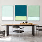 Coastal Abstract Wall Art Triptych, Soft Tone Contemporary Beach House Prints,