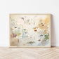 Abstract Beach Art Print, Neutral Coastal Minimalist Painting, Modern Beach House Decor,