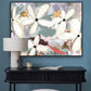 Large Abstract Botanical Wall Art, Modern Coastal Flower Painting, Beach House Decor,