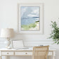Ocean Shoreline Art Print No. 5, Beach Landscape Wall Art, Neutral Tone Coastal Painting, SallieO